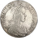 FRANCE, Écu à la mèche longue, ECU, 1649, Montpellier, KM #155.12, EF(40-45), Si