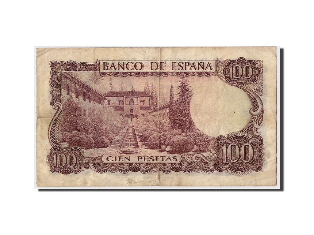 Spain, 100 Pesetas, 1974, KM #152a, 1970-11-17, VF(30-35), 3A9541559
