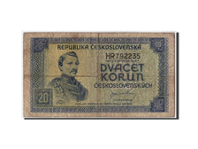 Cecoslovacchia, 20 Korun, B