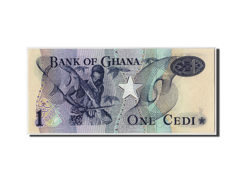 Banknote, Ghana, 1 Cedi, 1976, 1976-01-02, UNC(65-70)