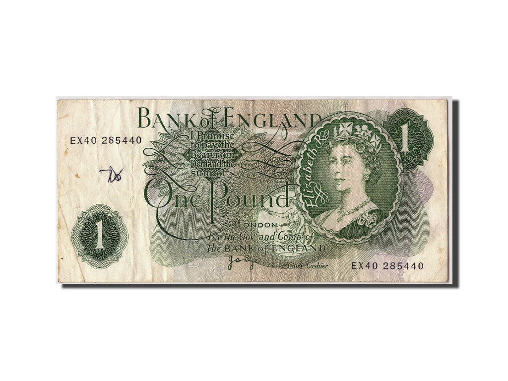 Banknot, Wielka Brytania, 1 Pound, F(12-15)