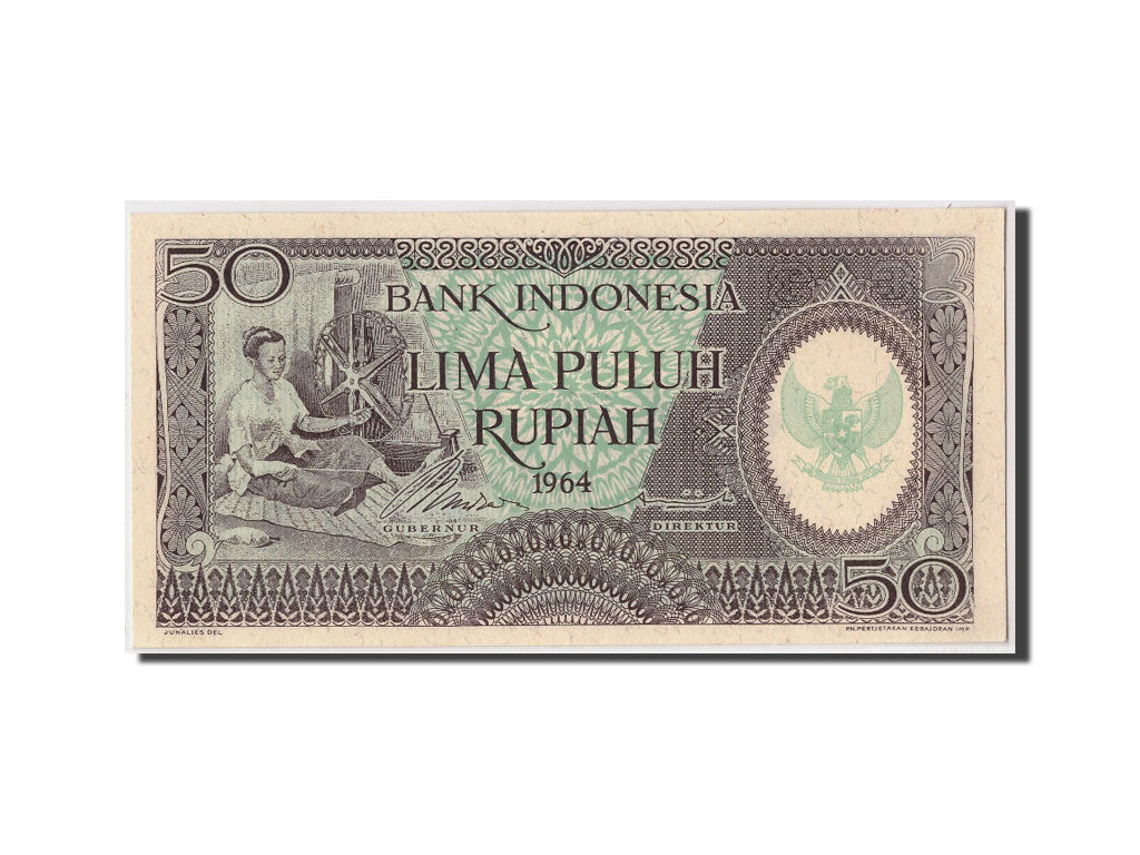 Billet, Indonésie, 50 Rupiah, 1964, NEUF