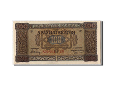 Greece, 100 Drachmai, 1941, KM #116a, 1941-07-10, UNC(65-70), 821814 Xi Lambda