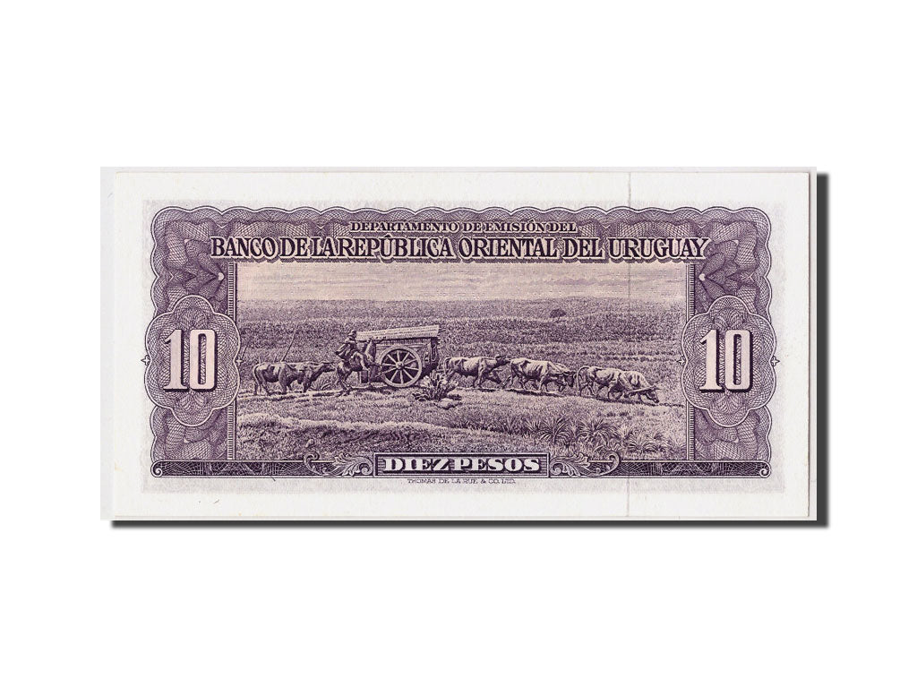 Uruguay, 10 Pesos, KM #42b, UNC(65-70), 6403891