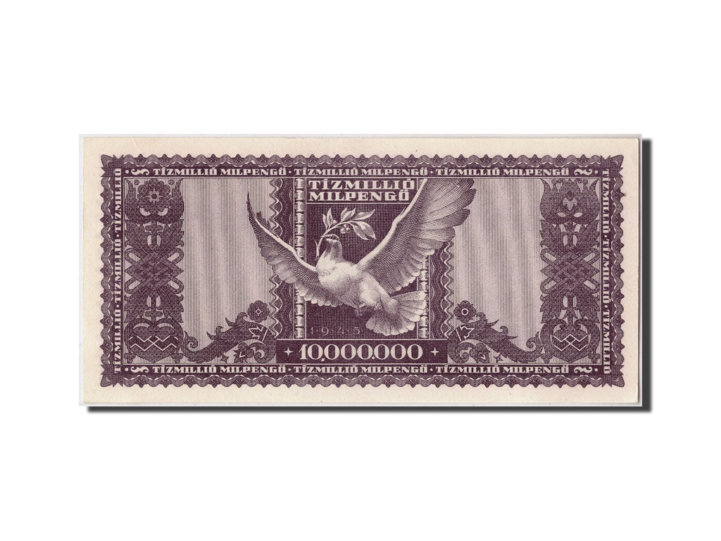 Hungary, 10 Million Milpengö, 1946, KM #129, 1946-05-24, UNC(63)