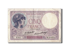 Billet, France, 5 Francs, 5 F 1917-1940 ''Violet'', 1932, 1932-12-08, TB+