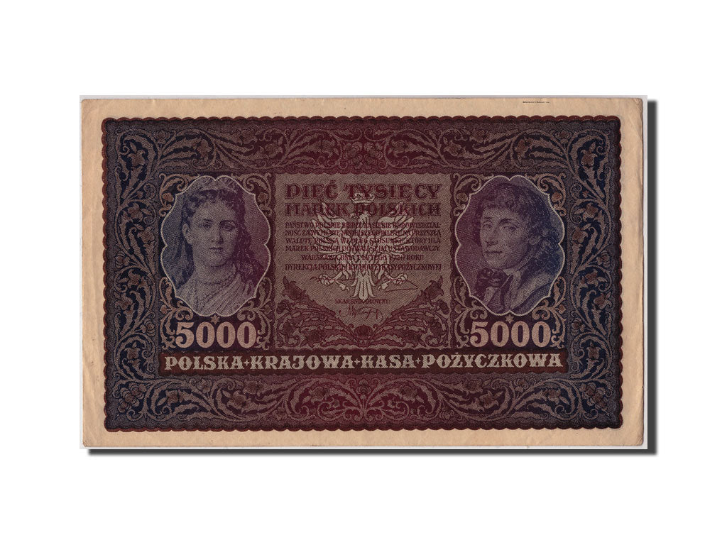 Banconote, Polonia, 5000 Marek, 1920, 1920-02-07, BB+