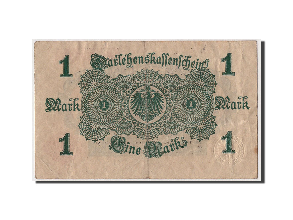 Banknote, Germany, 1 Mark, 1914, 1914-08-12, EF(40-45)