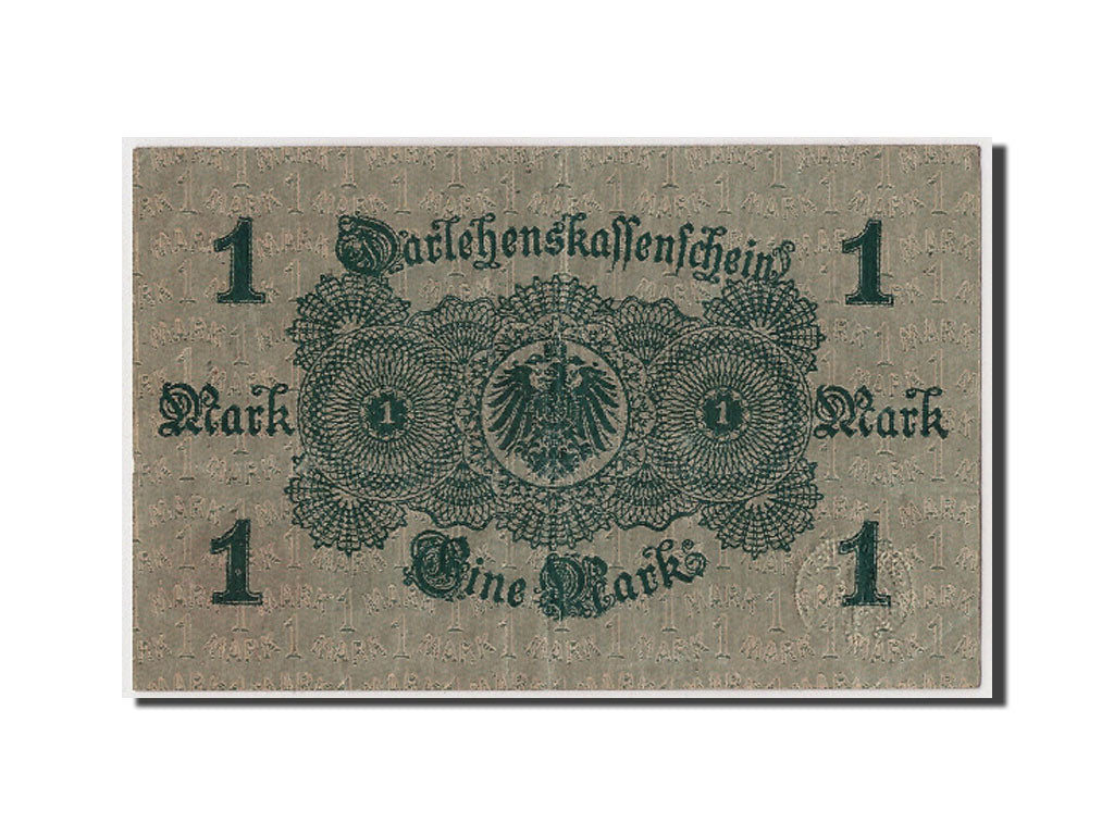 Banknote, Germany, 1 Mark, 1914, 1914-08-12, EF(40-45)