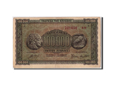 Grèce, 100 000 Drachmai type 1944 Inflation Issue