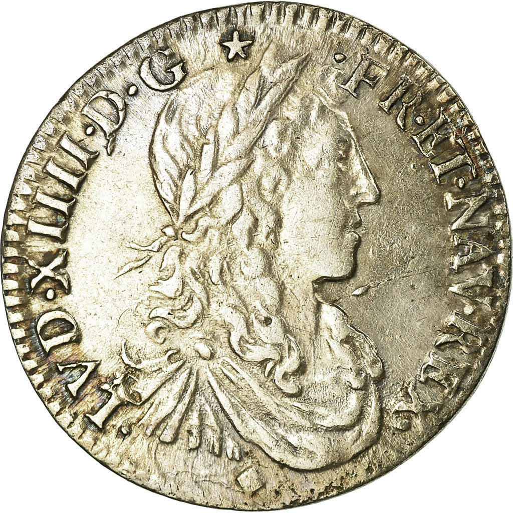 Coin, France, Louis XIV, 1/12 Écu au buste juvénile, 1/12 ECU, 10 Sols, 1663