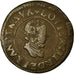 Moneda, Francia, Louis XIII, Denier tournois, buste enfantin « petite