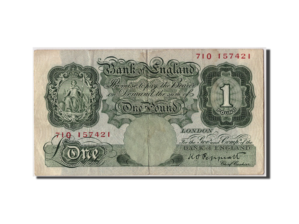 Geldschein, Großbritannien, 1 Pound, S