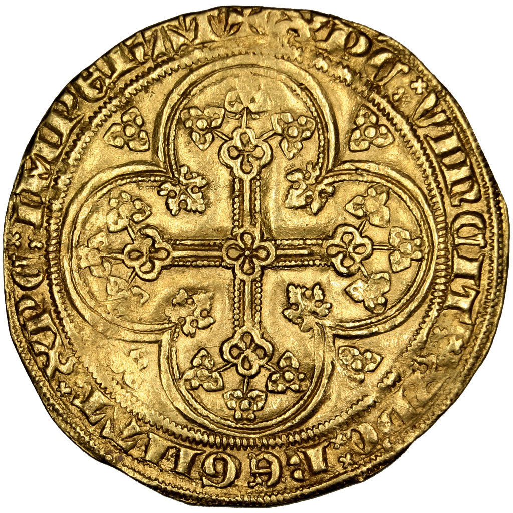 FRANCE, Ecu d'or, AU(50-53), Gold, Duplessy #249A, 4.44