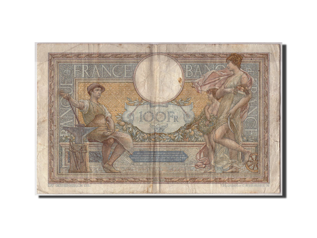 Billet, France, 100 Francs, 100 F 1908-1939 ''Luc Olivier Merson'', 1930
