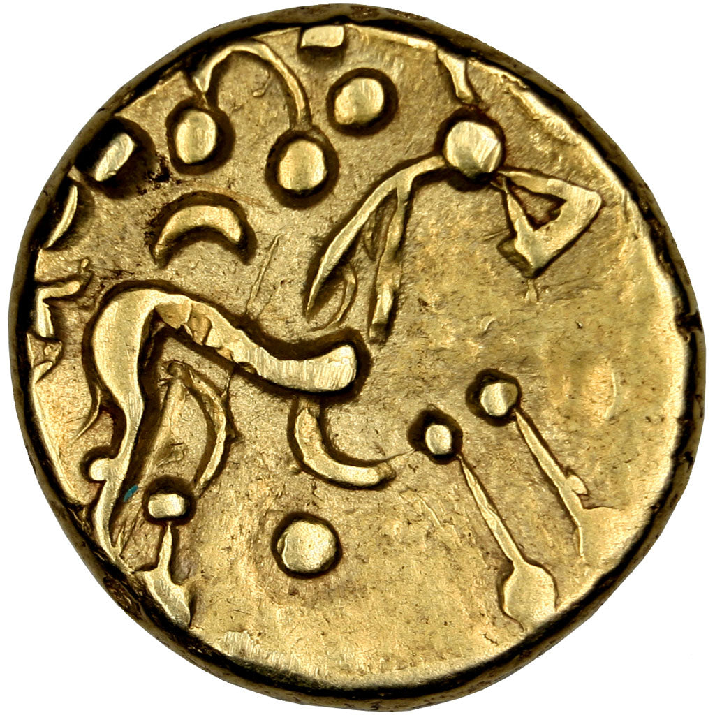Ambiani, Stater, AU(55-58), Gold, Delestré #158, 6.40