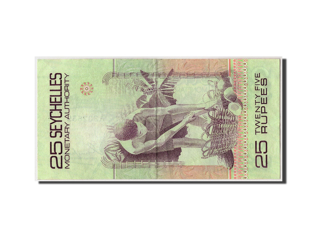 Seychelles, 25 Rupees, KM #29a, AU(55-58), A302659