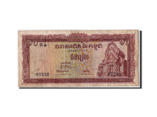 Cambodia, 10 Riels, KM #11a, VF(20-25), 87232