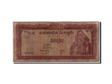 Banknote, Cambodia, 10 Riels, VG(8-10)