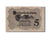 Billete, 5 Mark, 1914, Alemania, 1914-08-05, BC+