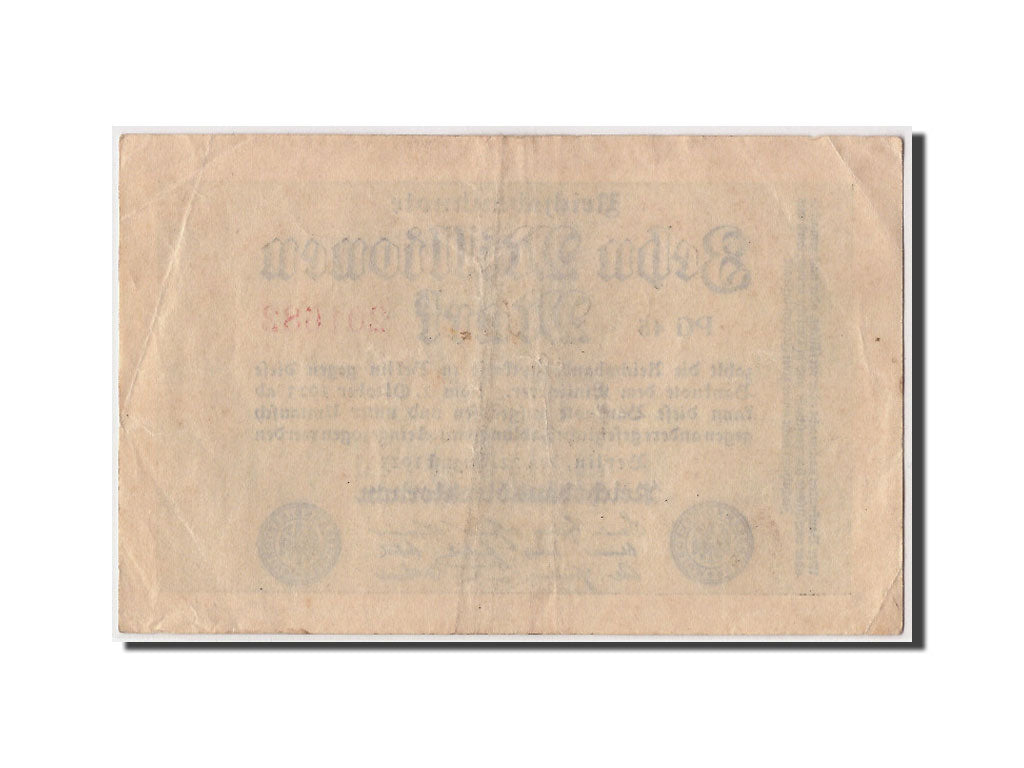 Germany, 10 Millionen Mark, 1923, KM #106a, 1923-08-22, EF(40-45), PG45 2016839