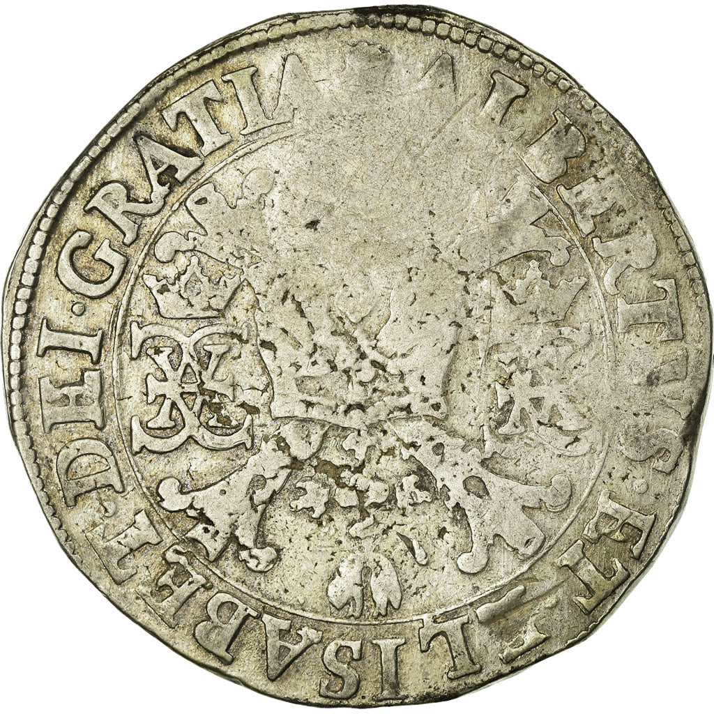 Coin, Spanish Netherlands, BRABANT, Patagon, Antwerp, VF(30-35), Silver