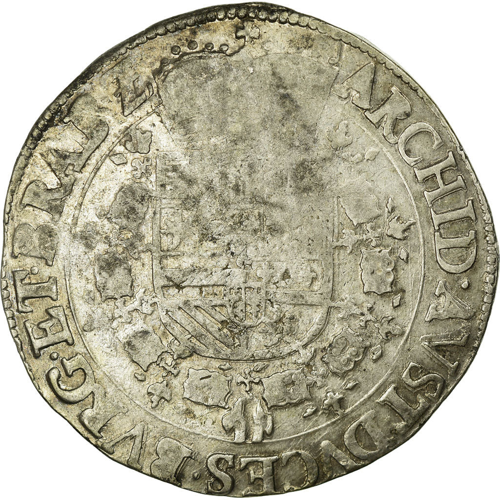 Coin, Spanish Netherlands, BRABANT, Patagon, Antwerp, VF(30-35), Silver