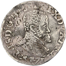 Belgium, 1/10 Ecu, 1571, Anvers, EF(40-45), Silver, 3.40
