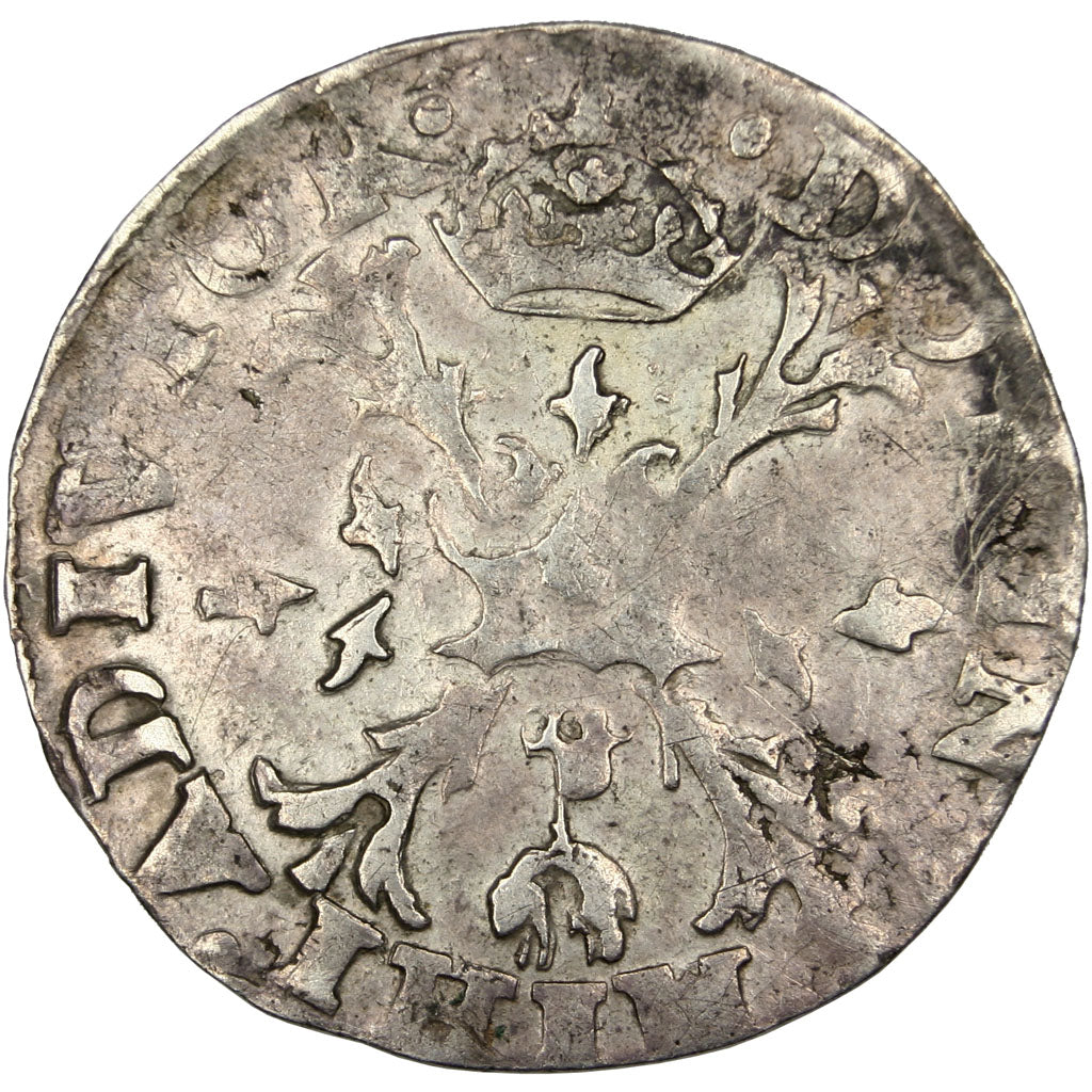 Belgium, 1/10 Ecu, 1571, Anvers, EF(40-45), Silver, 3.40