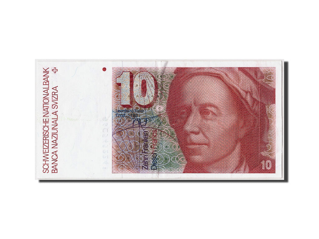Switzerland, 10 Franken, 1986, KM #53f, VF(30-35), 86C5452241