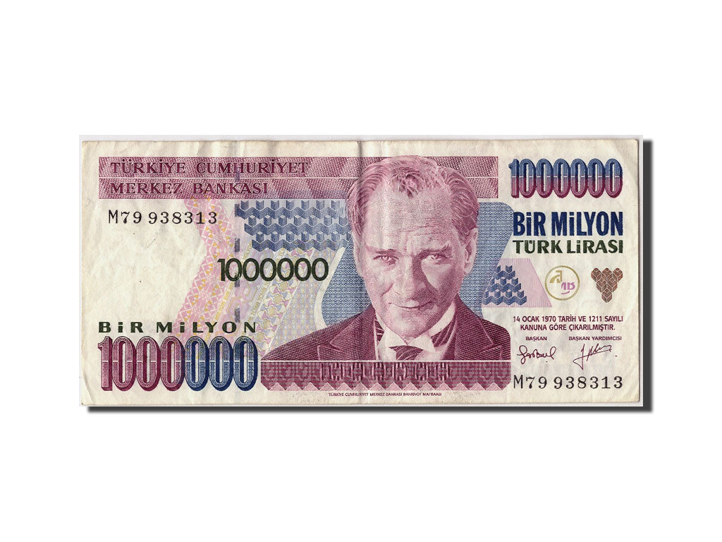 Turchia, 1,000,000 Lira, MB