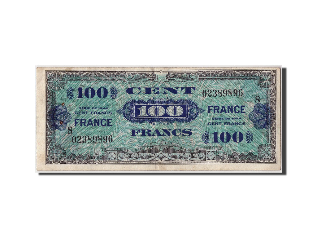 Billet, France, 100 Francs, 1945 Verso France, TTB+, Fayette:VF25.8, KM:123c