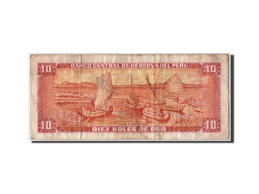 Perù, 10 Soles De Oro, 1974, 1974-05-16, MB