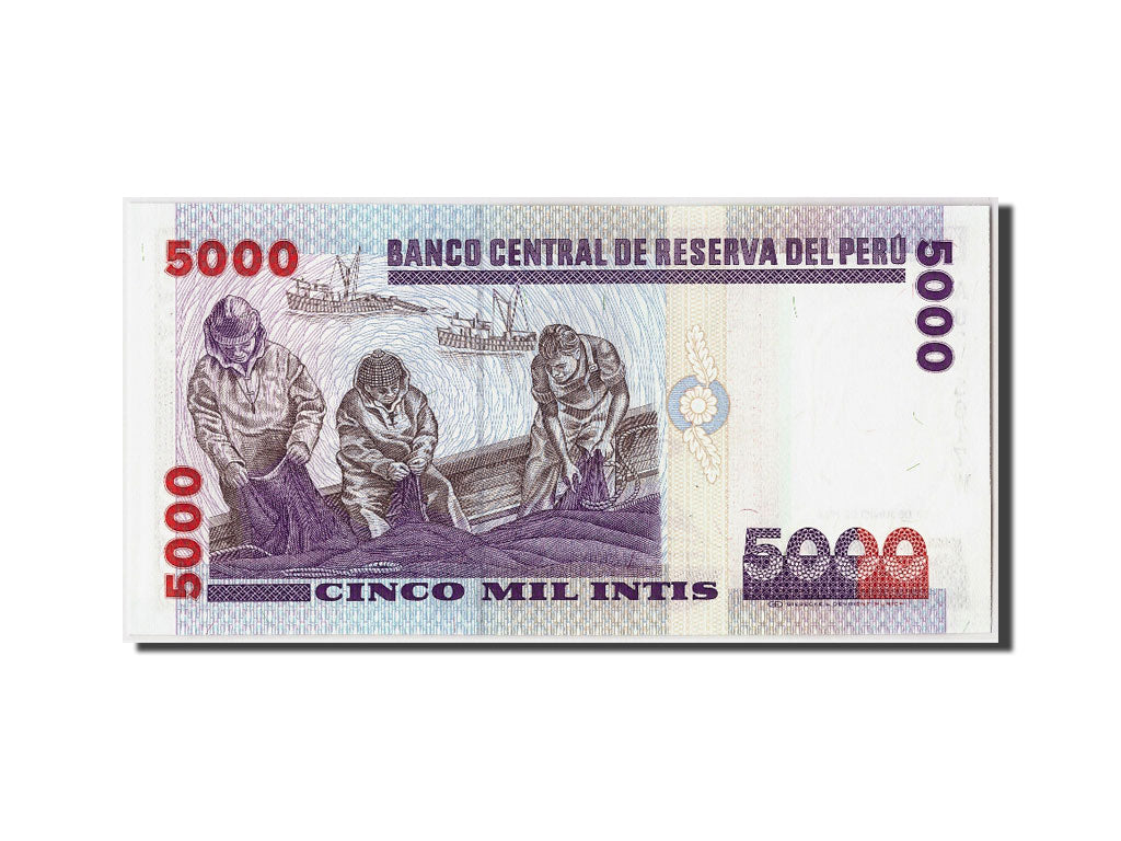 Peru, 5000 Intis, 1988, KM #138, 1988-06-28, UNC(65-70), A0335017W