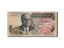 Tunisia, 1/2 Dinar, 1973, KM #69a, 1973-10-15, VF(20-25), A/3 689626