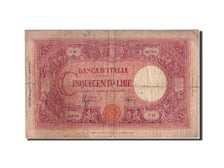 Banknote, Italy, 500 Lire, 1944, 1944-08-01, VF(30-35)
