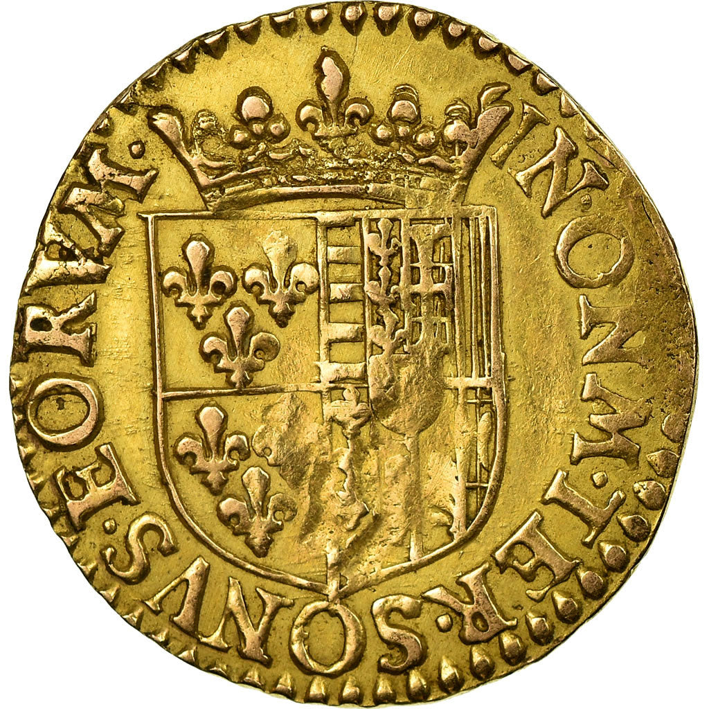 Moneta, STATI FRANCESI, CHATEAU-RENAUD, Florin D'or, MB+, Oro, KM:18