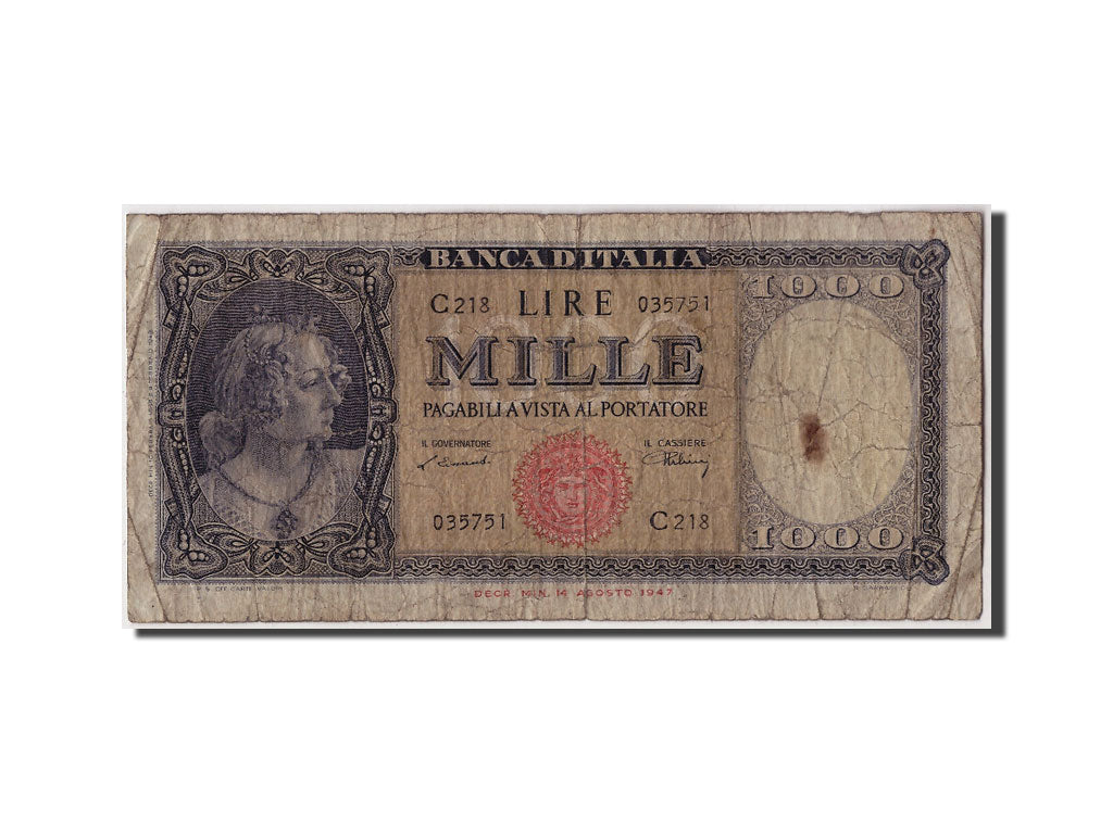 Italia, 1000 Lire, 1948, 1948-02-10, B