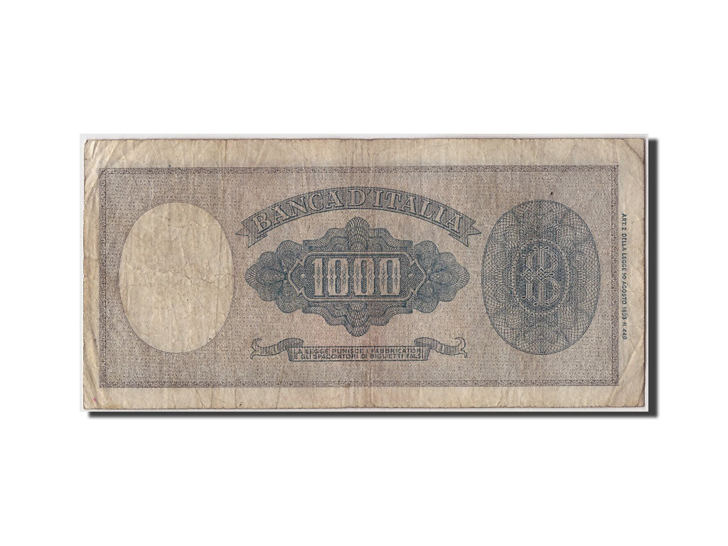Italie, 1000 Lire type 1948