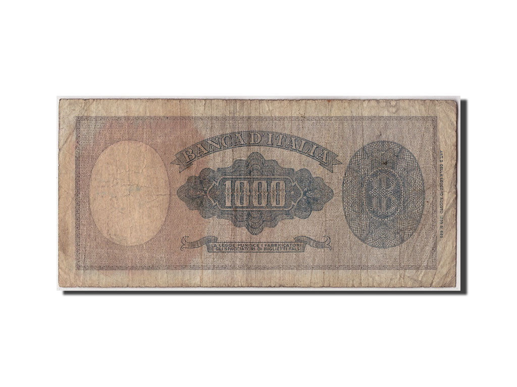 Italy, 1000 Lire, 1948, KM #88a, 1948-02-10, VF(30-35), R215 078564