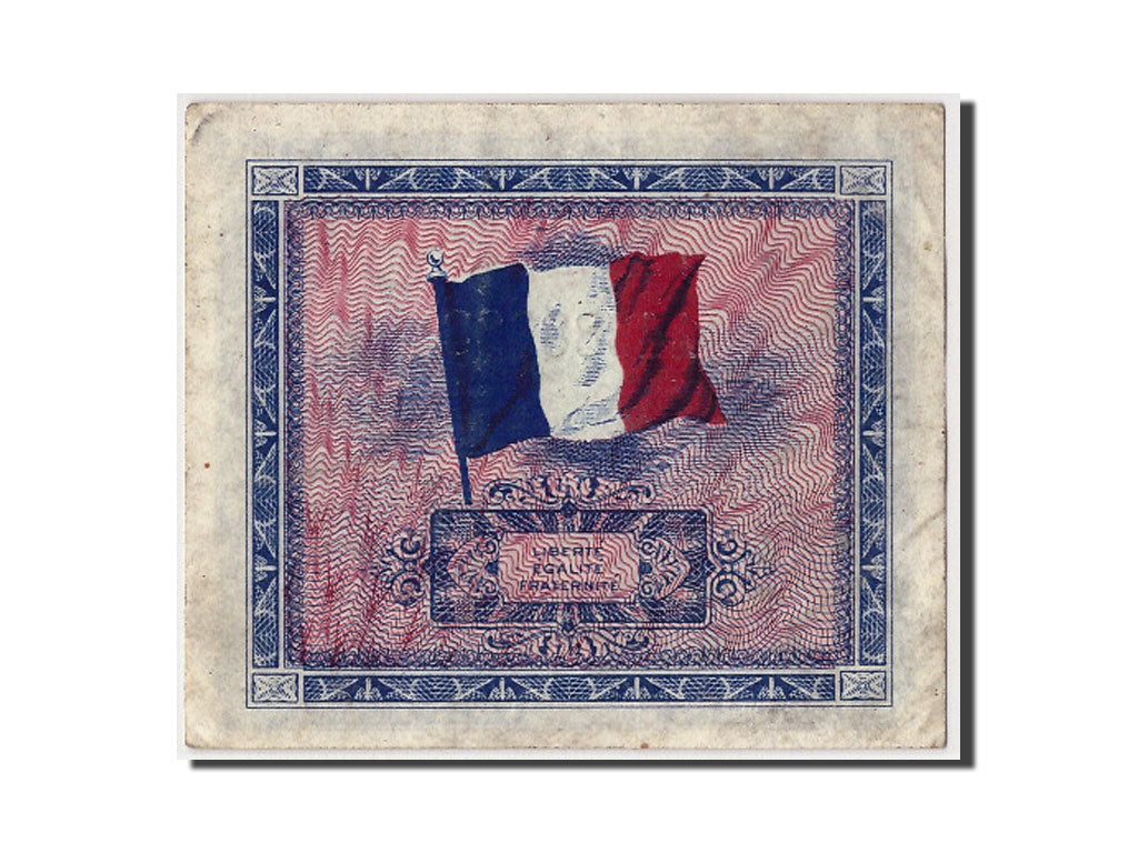 France, 10 Francs, 1944 Flag/France, 1944, KM #116a, VF(30-35), 14388328,...