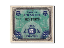 Billet, France, 5 Francs, 1944 Flag/France, 1944, TTB, Fayette:VF17.1, KM:115a