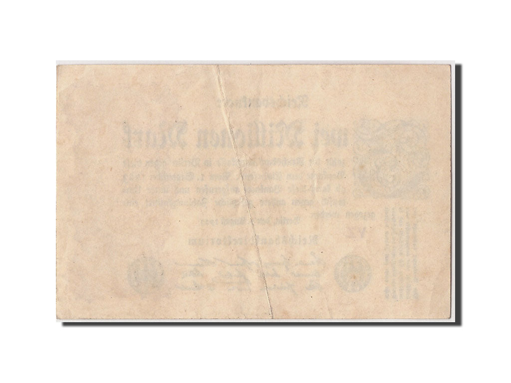 Banknote, Germany, 2 Millionen Mark, 1923, 1923-08-09, EF(40-45)