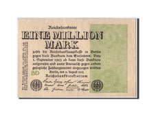 Banknote, Germany, 1 Million Mark, 1923, 1923-08-09, EF(40-45)