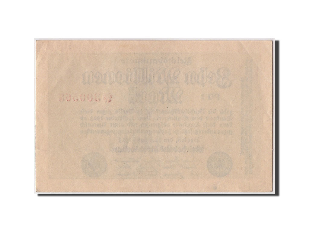 Banknote, Germany, 10 Millionen Mark, 1923, 1923-08-22, AU(50-53)