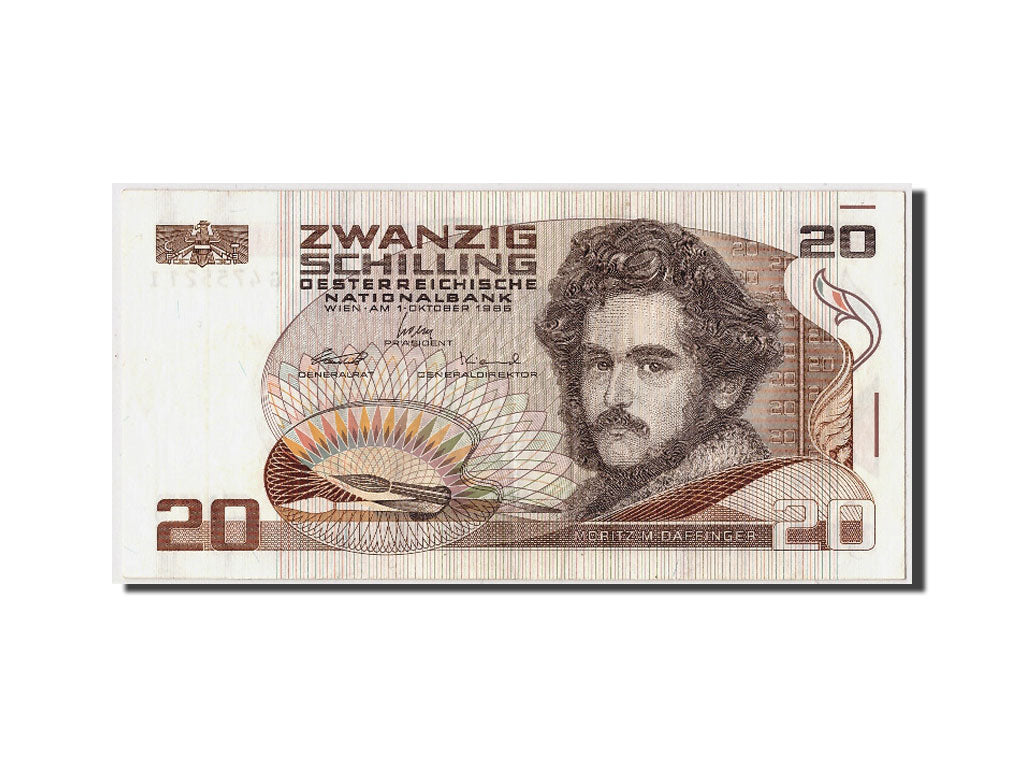 Austria, 20 Schilling, 1986, KM #148, 1986-10-01, AU(50-53), G475521I