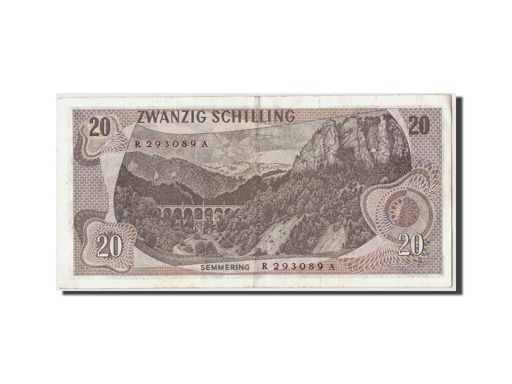 Banconote, Austria, 20 Schilling, 1967, 1967-07-02, SPL