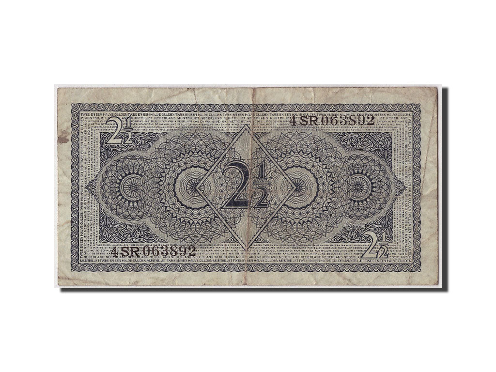 Geldschein, Niederlande, 2 1/2 Gulden, 1949, 1949-08-08, S