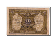 French Indo-China, 10 Cents, KM #89a, VF(20-25), ZA 249.001