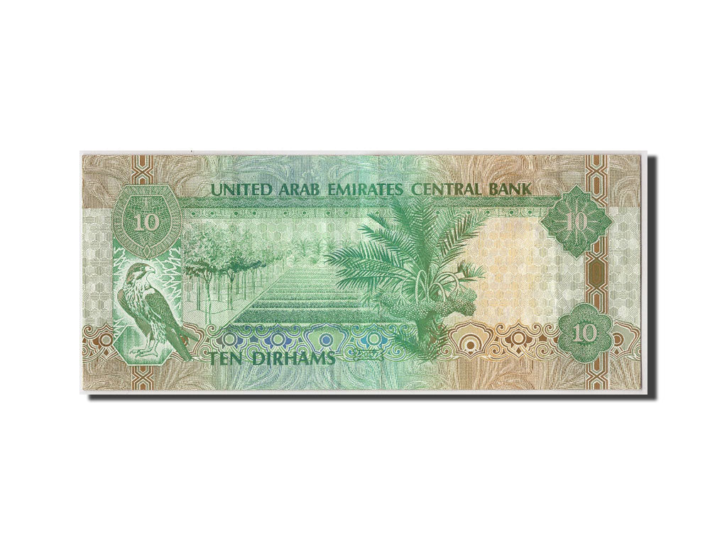 United Arab Emirates, 10 Dirhams, 2007, KM #27b, AU(50-53), 605411821